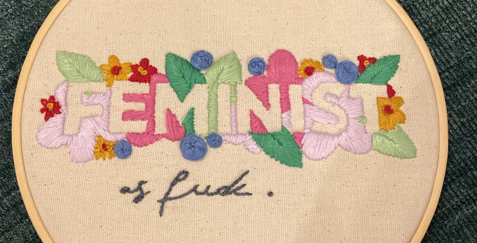 Stickbild "Feminist as fuck"
