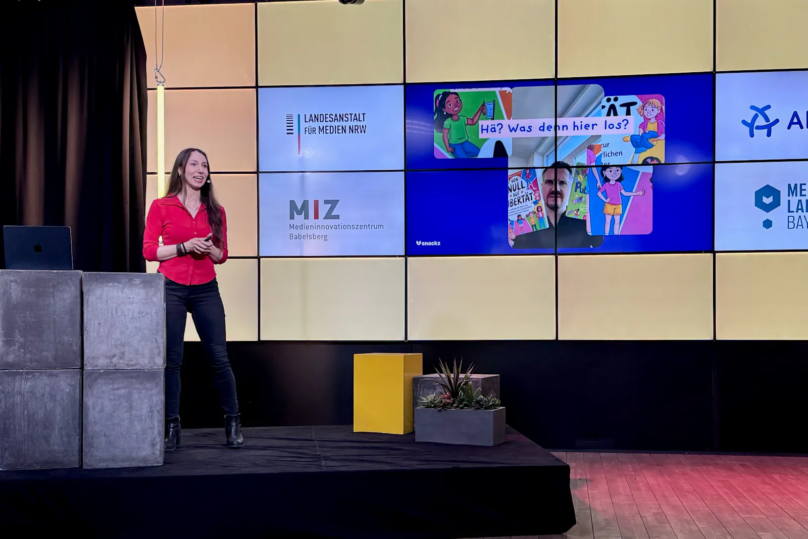 Laura Werle auf der Bühne