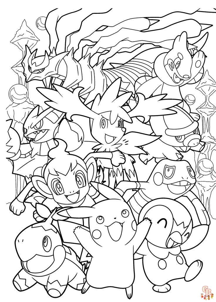 Ausmalbilder Pokemon - Kostenlose Pokemon-Malvorlagen zum Ausdrucken 