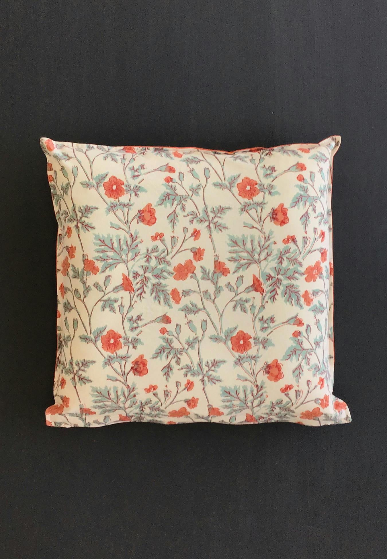 block print cushion covers