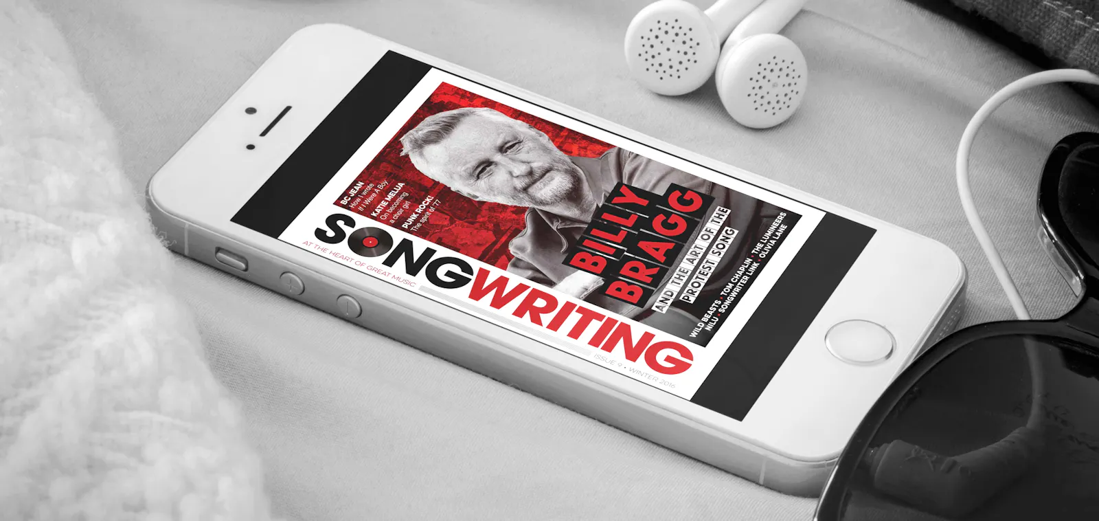 Billy Bragg, Katie Melua, Wild Beasts, Tom Chaplin, The Lumineers, BC Jean, plus more interviews, tips, gear, news and reviews...