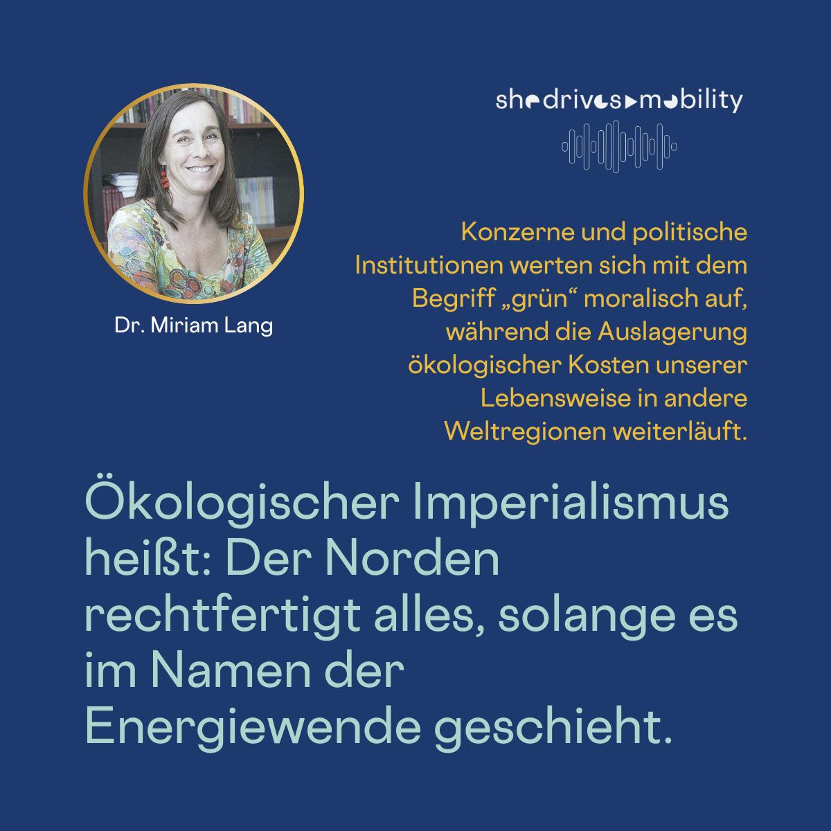Konzerne und politische Institutionen werten sich mit dem Begriff „grün“ moralisch auf, während die Auslagerung ökologischer Kosten unserer Lebensweise in andere Weltregionen weiterläuft.
Ökologischer Imperialismus heißt: Der Norden rechtfertigt alles, solange es im Namen der Energiewende geschieht.