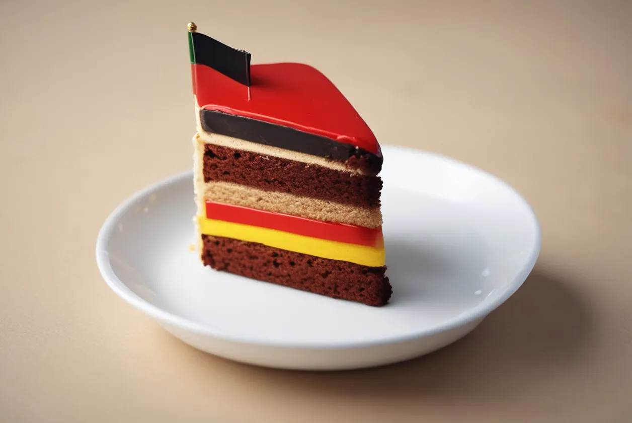 AI-Bild, Kuchen ohne Stolz, erstellt mit Artbreeder.