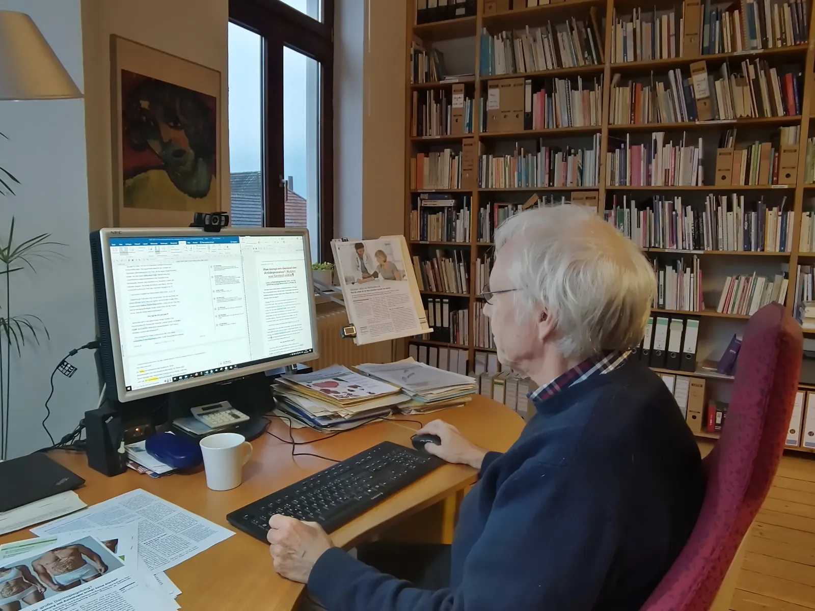 GPSP-Redakteur Jörg Schaaber bei der Arbeit.