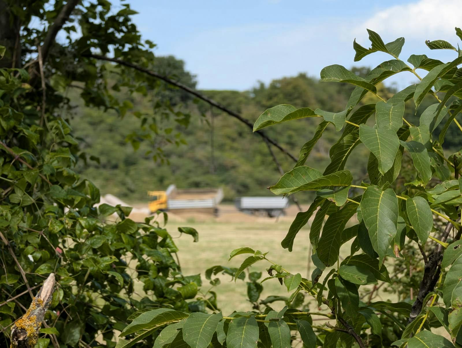 Foto von den Bauarbeiten in Leobersdorf.