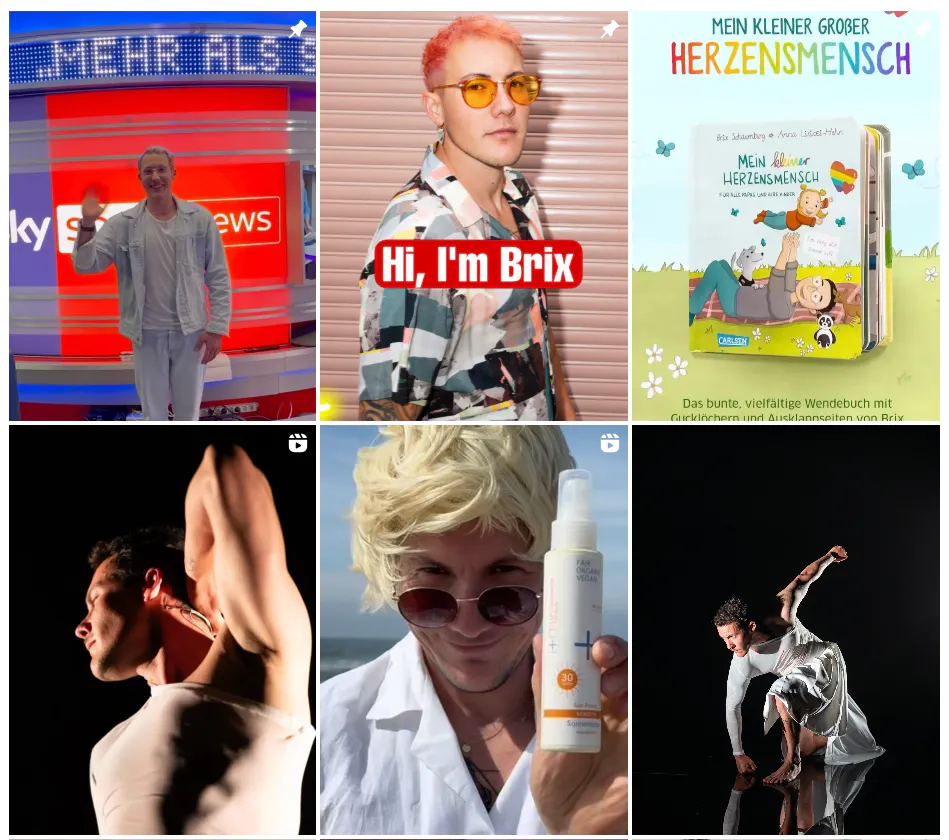 Brix Schaumburg diverse Bilder Instagram