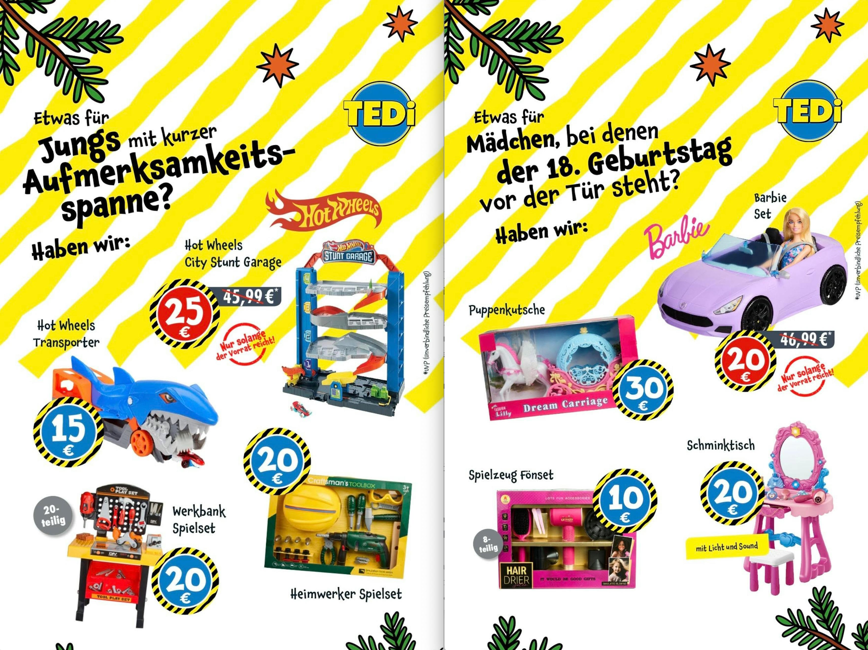 „Etwas für Jungs mit kurzer Aufmerksamkeitsspanne? Haben wir.“