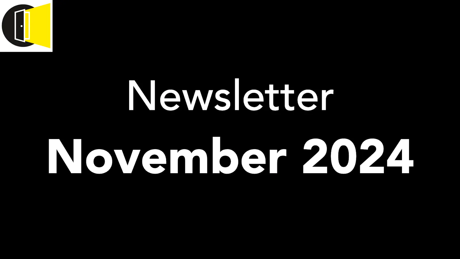 Newsletter November 2024