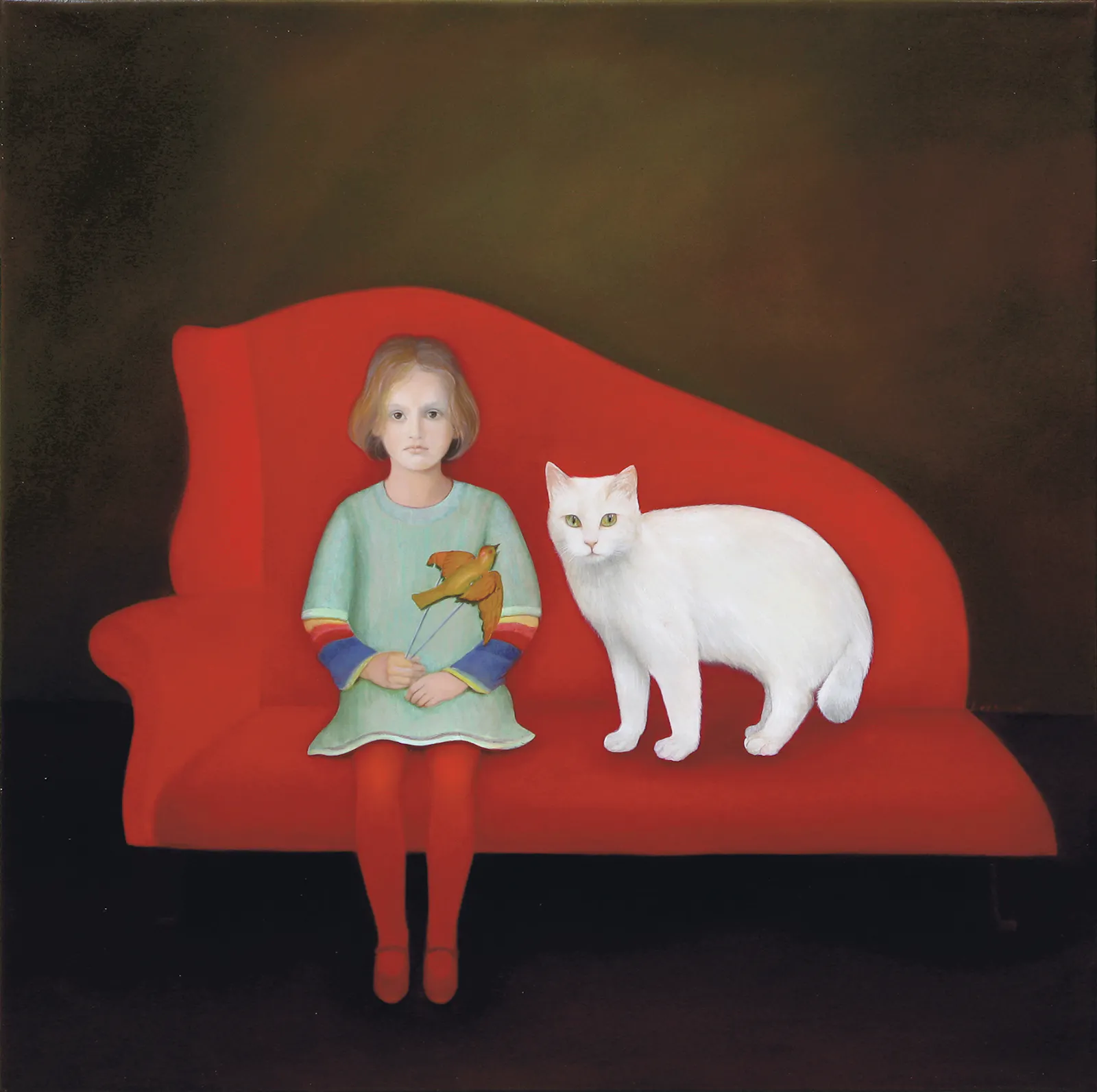 >>Du bist meine Katze, und ich bin dein Mensch.<< Hilaire Biloc, zitiert in KATZEN IN DER KUNST; Bild: Familienbildnis von © Norma