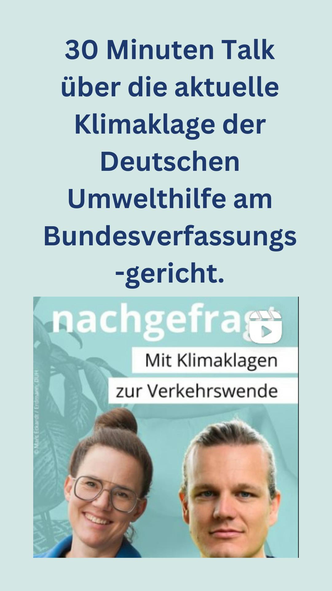 Sharepic zum Talk mit Christoph und mir.