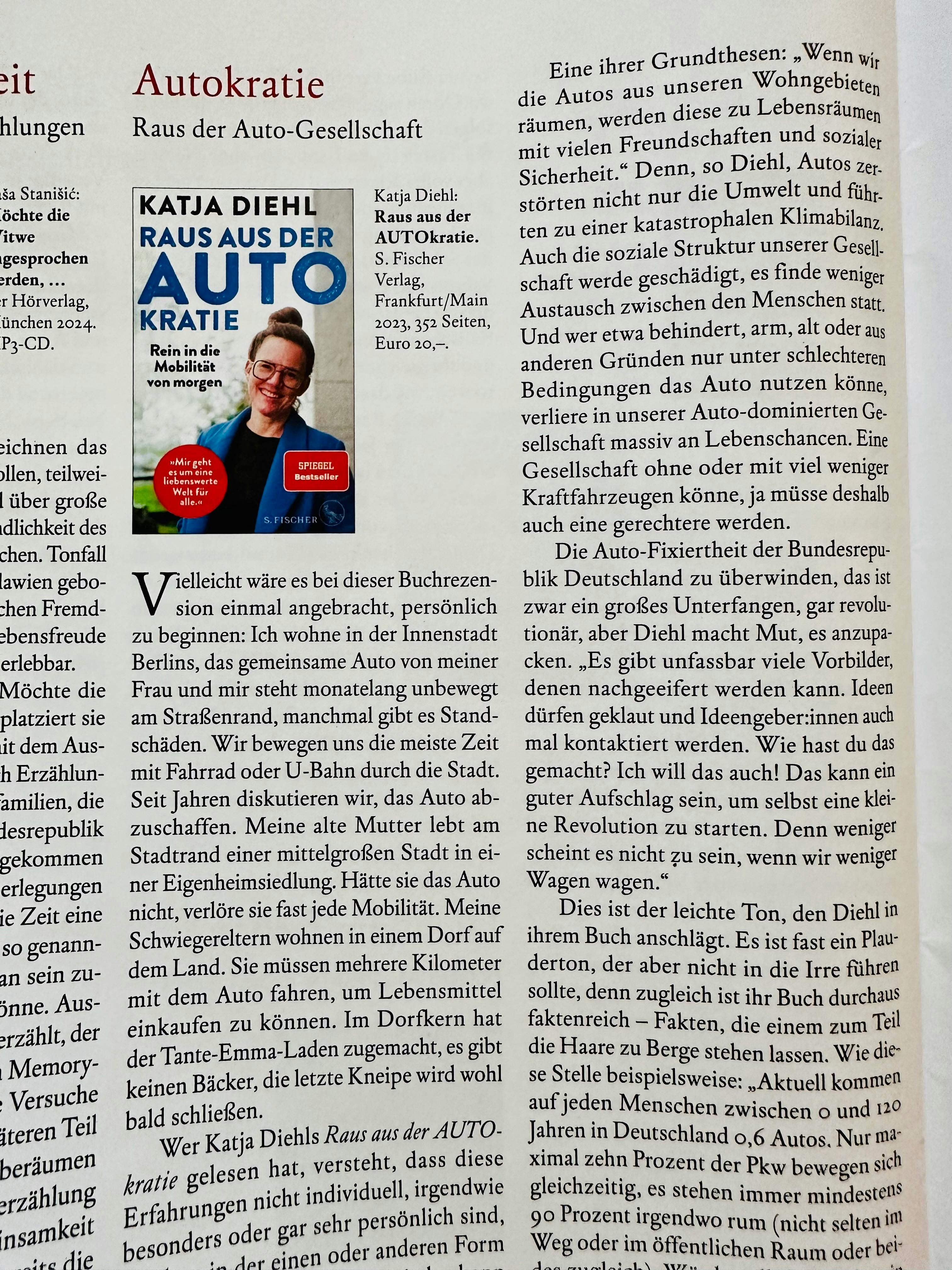 Foto der Rezension.