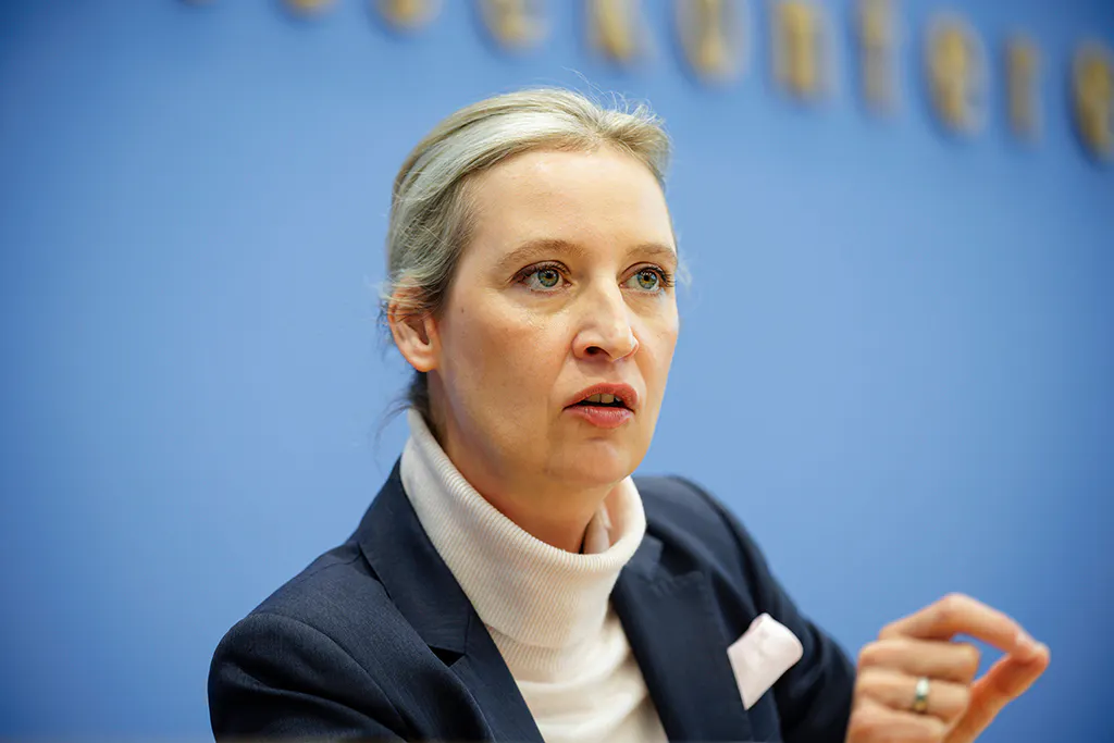 Weidel heute Morgen.