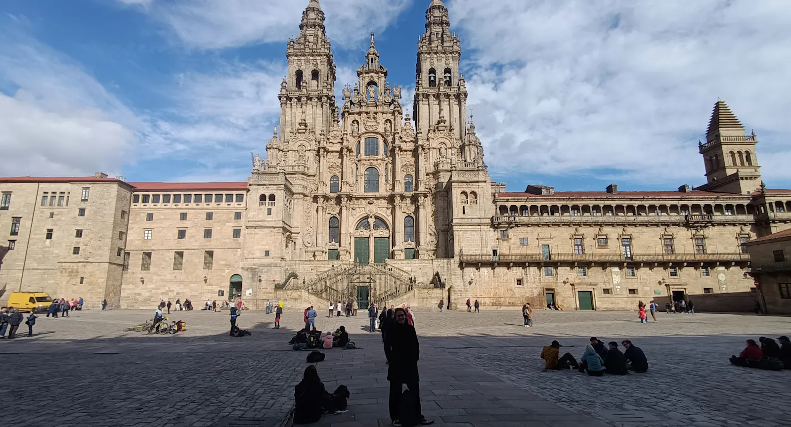 Der Vorplatz vor der Kathedrale von Santiago de Compostela