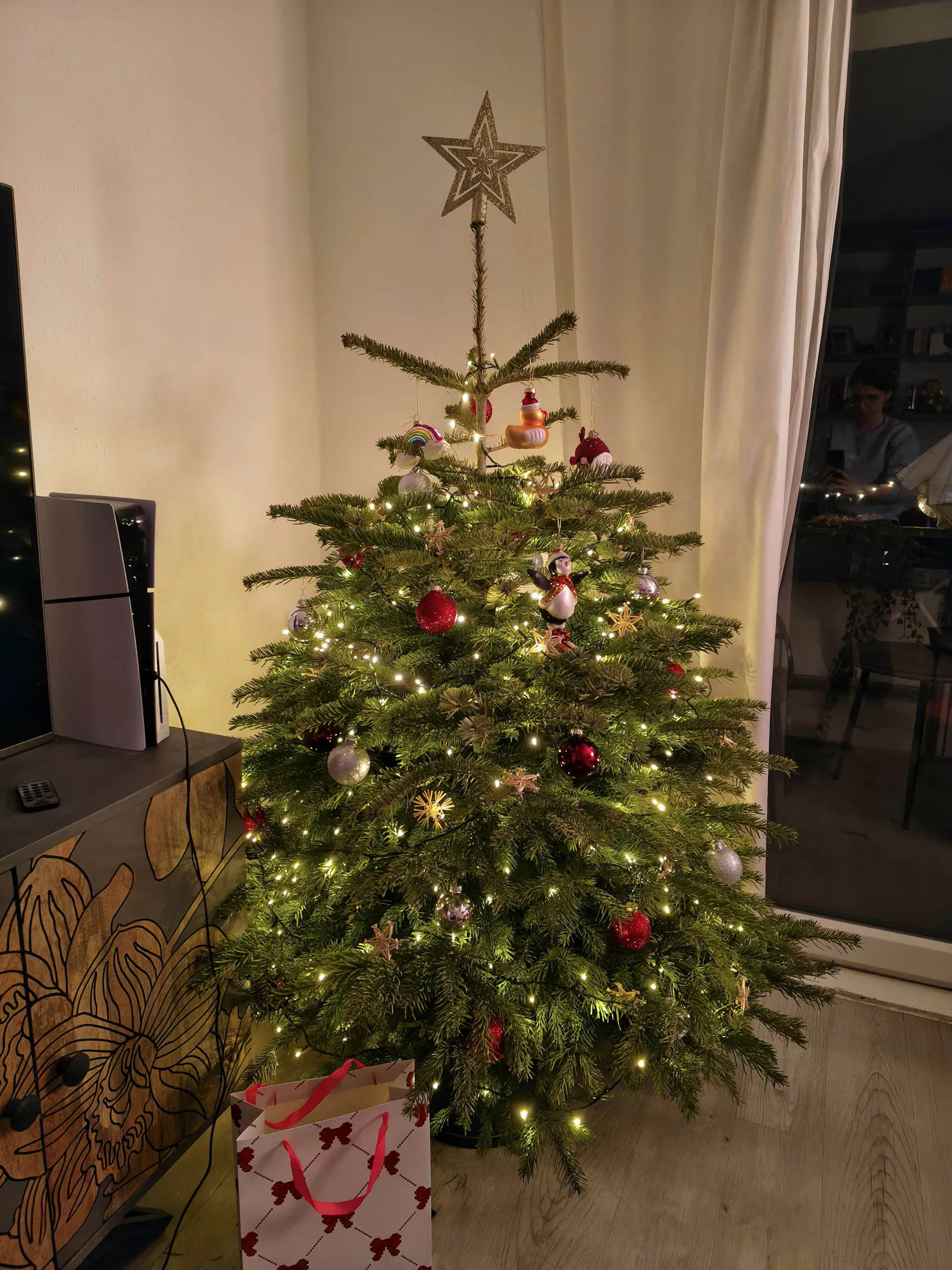 Franzis geschmückter Weihnachtsbaum