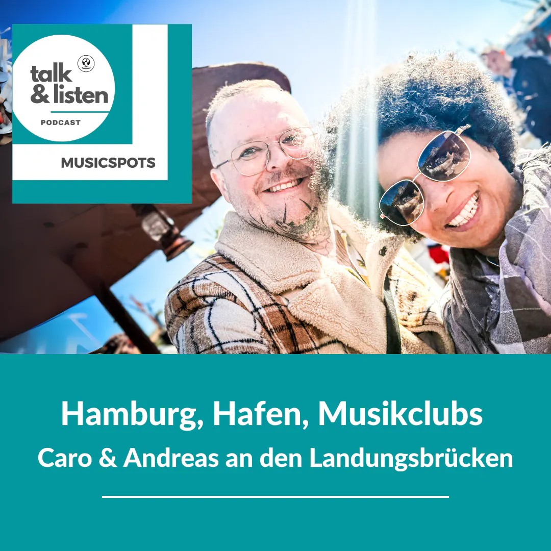 Caro und Andreas waren an den Landungsbrücken in Hamburg unterwegs. In dieser Podcast Folge geht es u.a. um die zahlreichen Hamburger Musikspielstätten in Hafennähe.