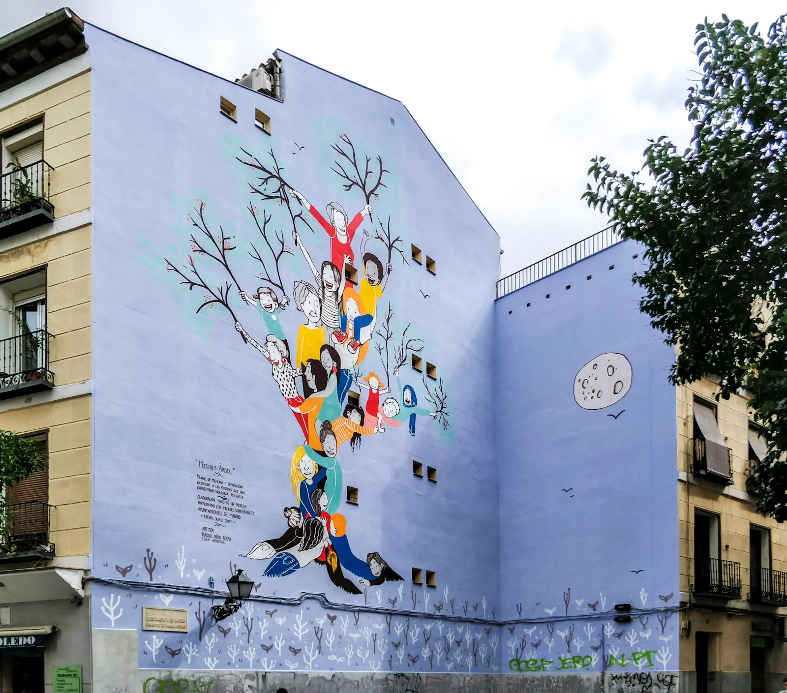2 | RAQUEL RIBA ROSSY (LOLA VENDETTA) | Year: 2019 | ‘MUJERES ÁRBOL‘ | c/ Sierpe, 11, 28005 Madrid
