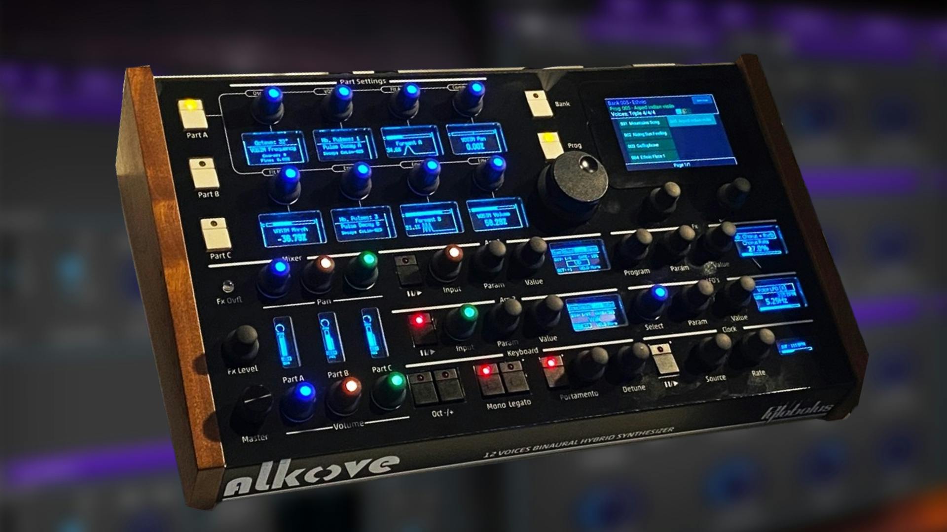 Pylobolus Alkove Synthesizer mit VOSIM und stereo