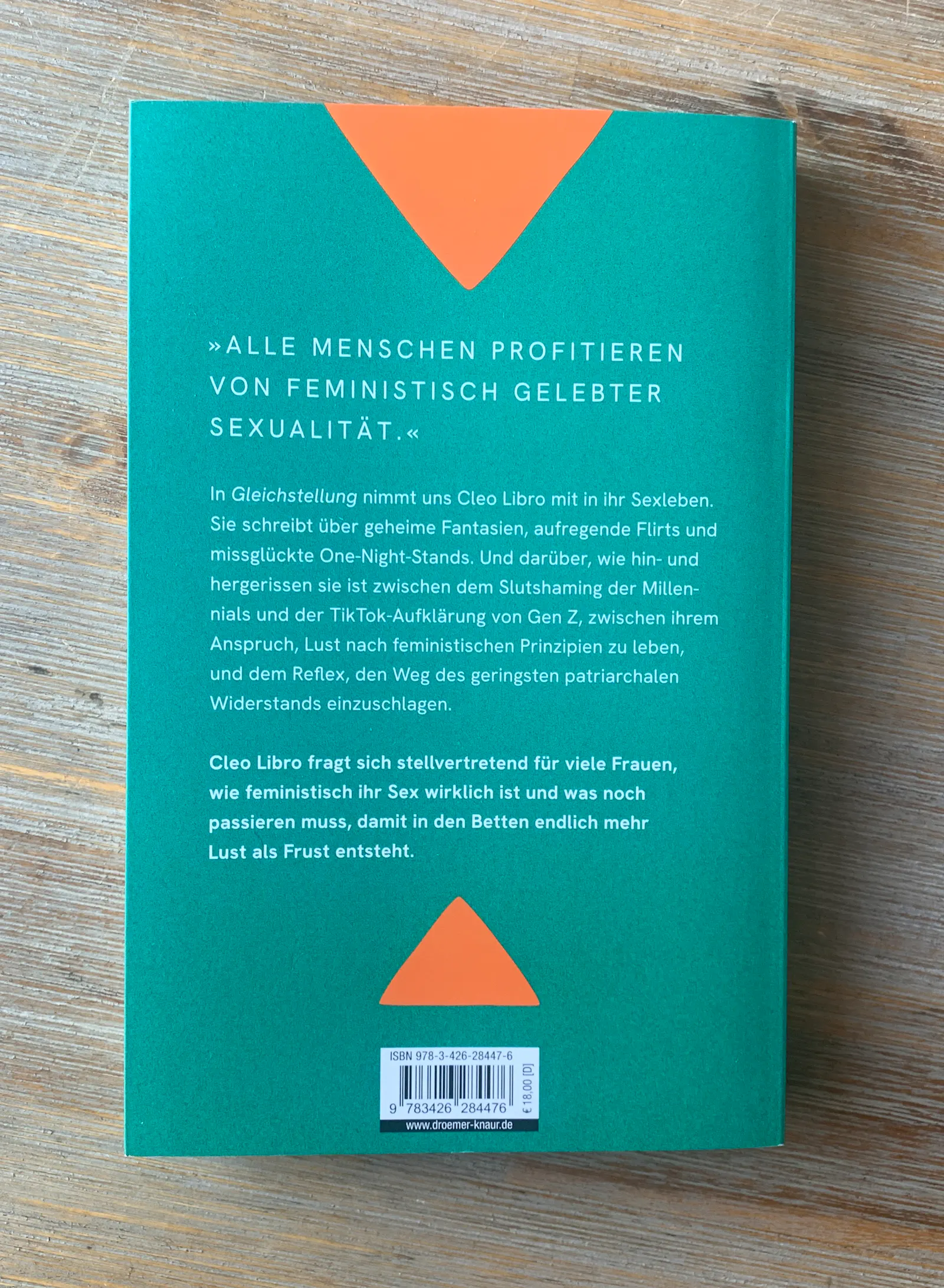 Cleo Libro »Gleichstellung: Sex zwischen Wunsch und Wirklichkeit« Klappentext