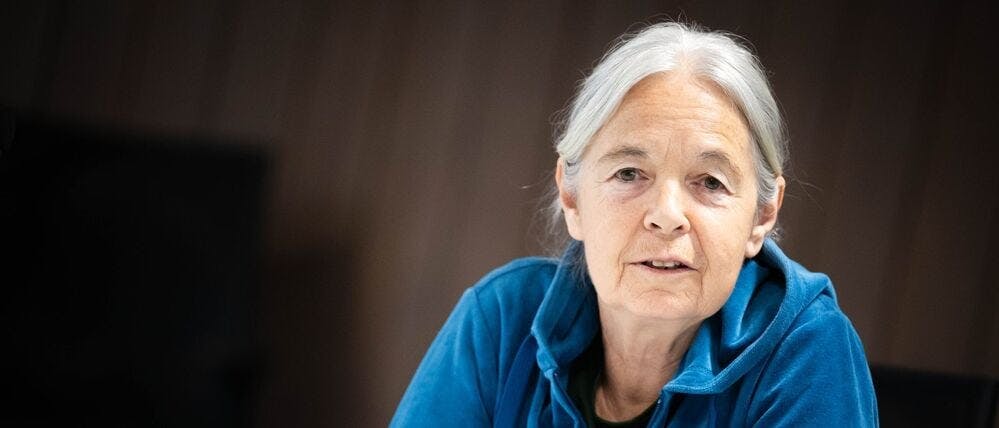 Daniela Klette bei der Urteilsverkündung