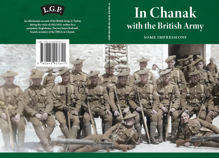 In Chanak with the British Army cover spread.