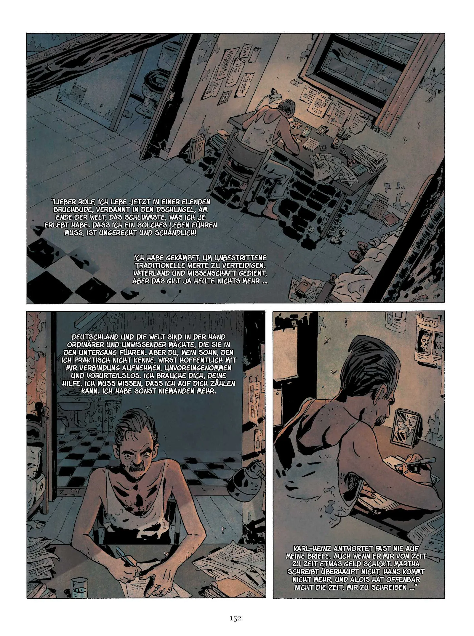 Josef Mengele Brief Sao Paulo Graphic Novel Illustration düster
