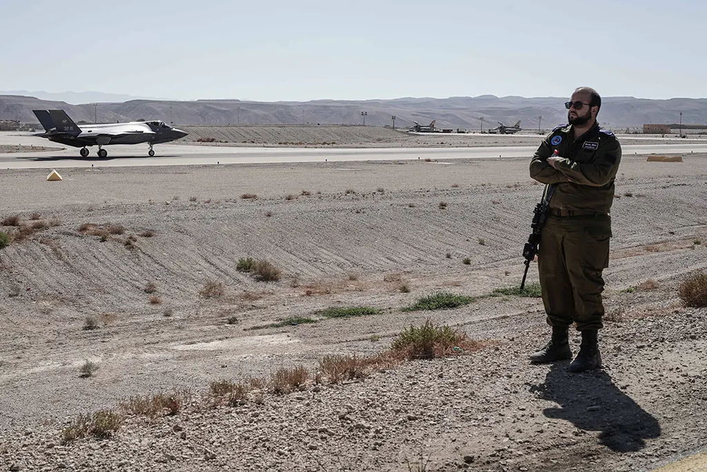 Eine israelische F-35 beim Start