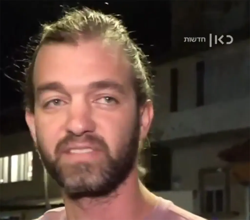 Screenshot von Lev Kreitman im Interview