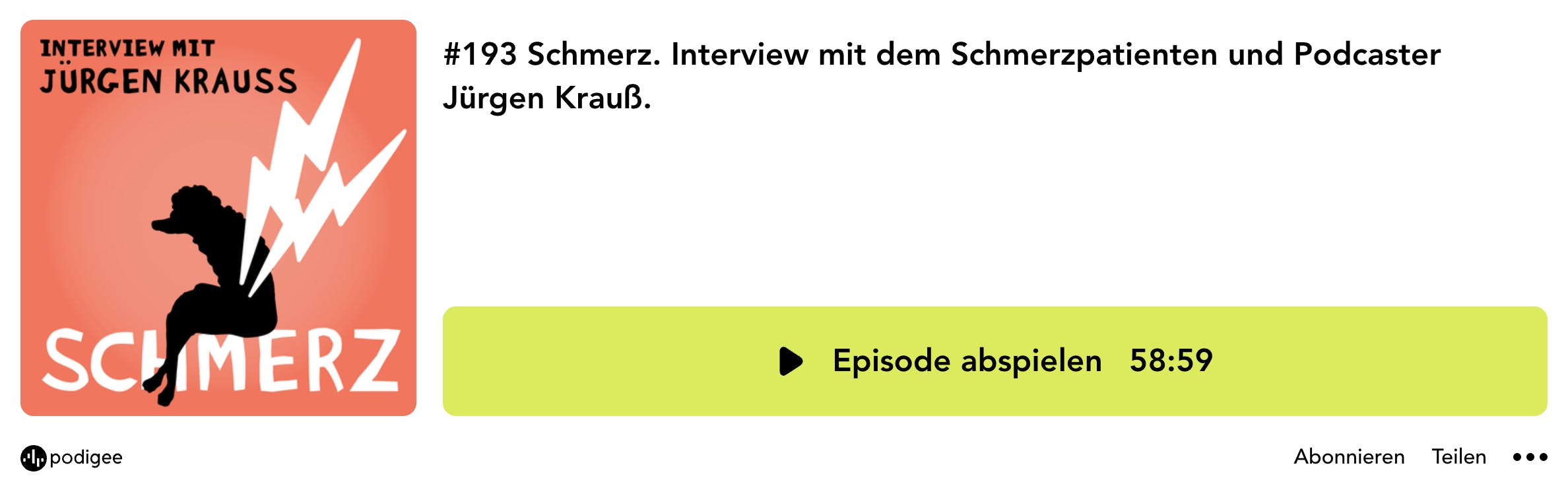 Ich war bei "Der Pudel und der Kern" im Interview