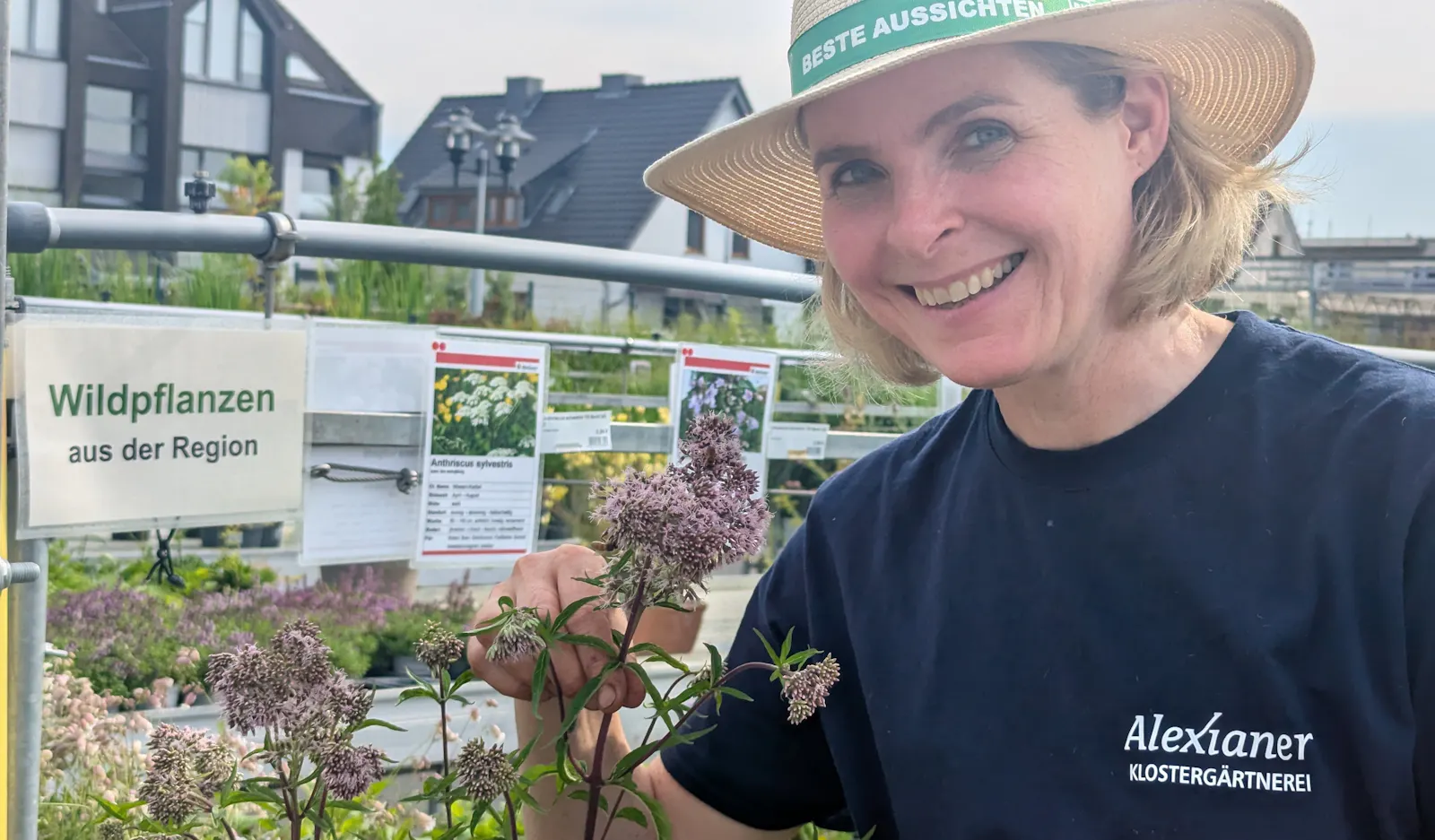 Susanne Lammich testet seit drei Jahren Wildpflanzen im Kübel.