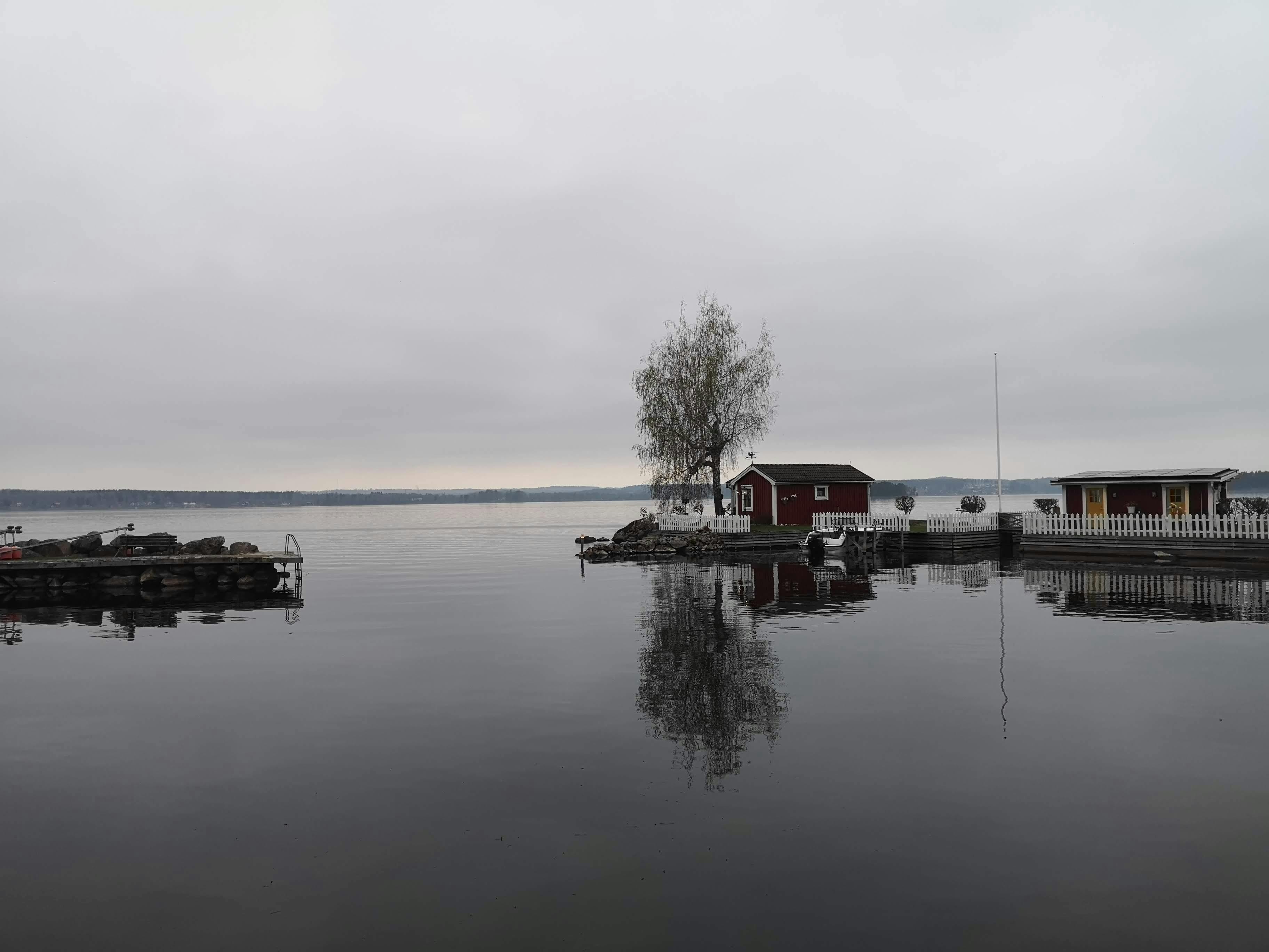 Wasser, Häuser in Schweden