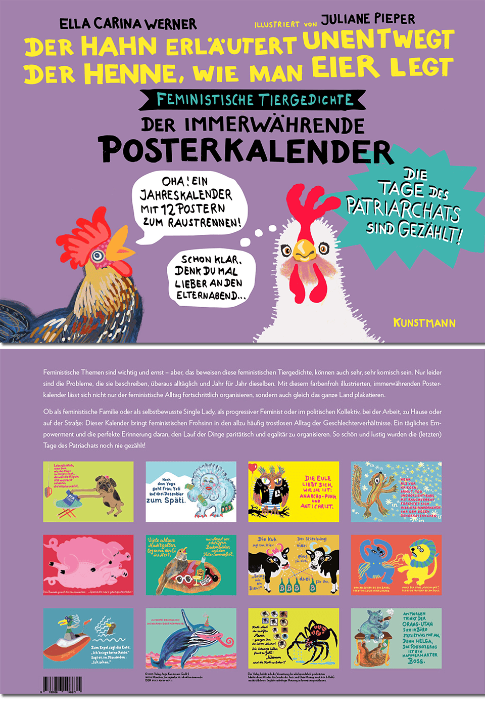 Das Cover des Kalenders.