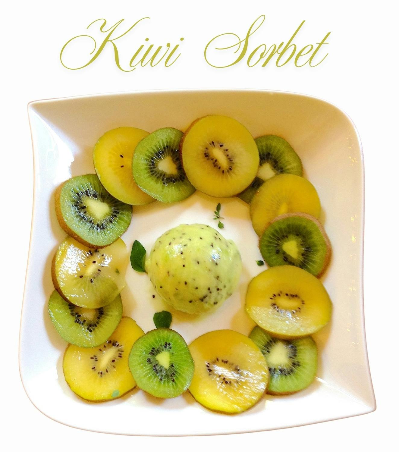 Kiwi Sorbet, Sorbet Buch "Sorbet Ideen", Rohchoschtland Schlaraffenland Daniela Elia.

Geben Sie beim Einkauf den Code "SORBET" ein für 10 % Rabatt.

Wir danken Ihnen für Ihren sehr geschätzten Einkauf und wünschen Ihnen viel Freude mit dem schönen Buch und viel Spass und natürlich Genuss mit Ihren zauberhaften Sorbet Kreationen.

Es grüsst Sie freundlich,
Daniela Elia
Rohchoschtland Schlaraffenland