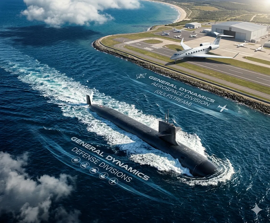 General Dynamics submarine at sea