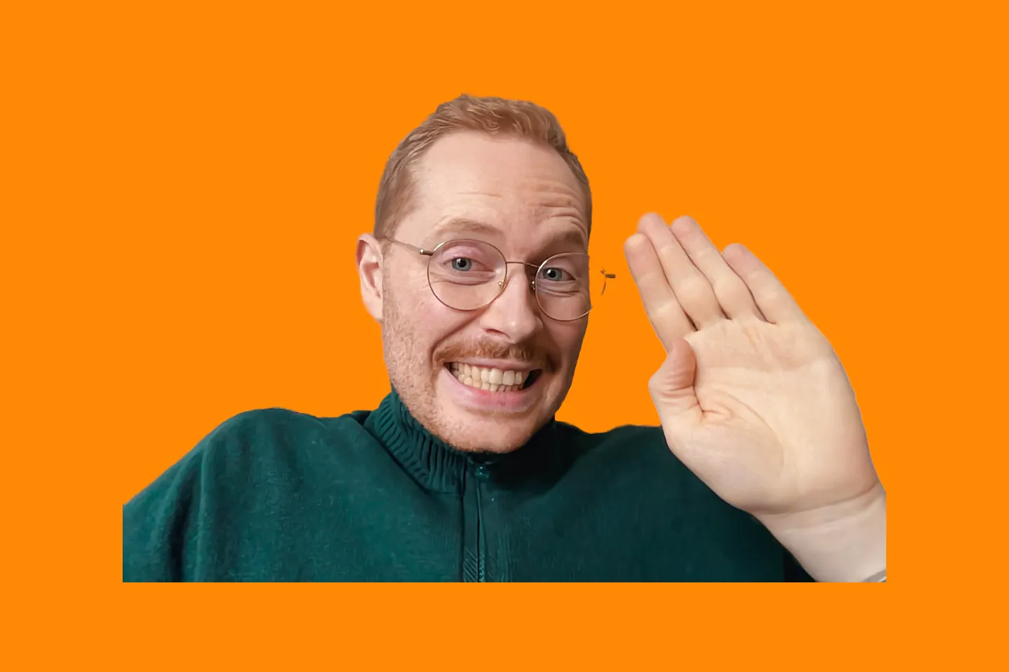 Max winkt dir zu