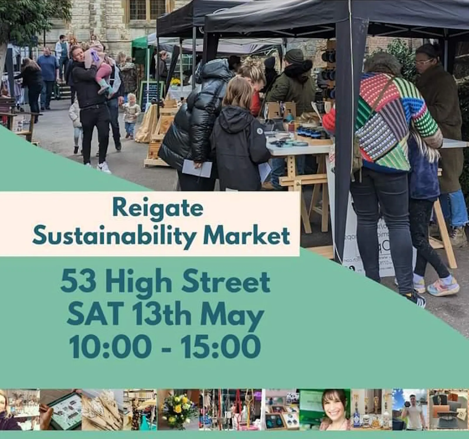 Reigate Sustainability Market poster 13 May 2023