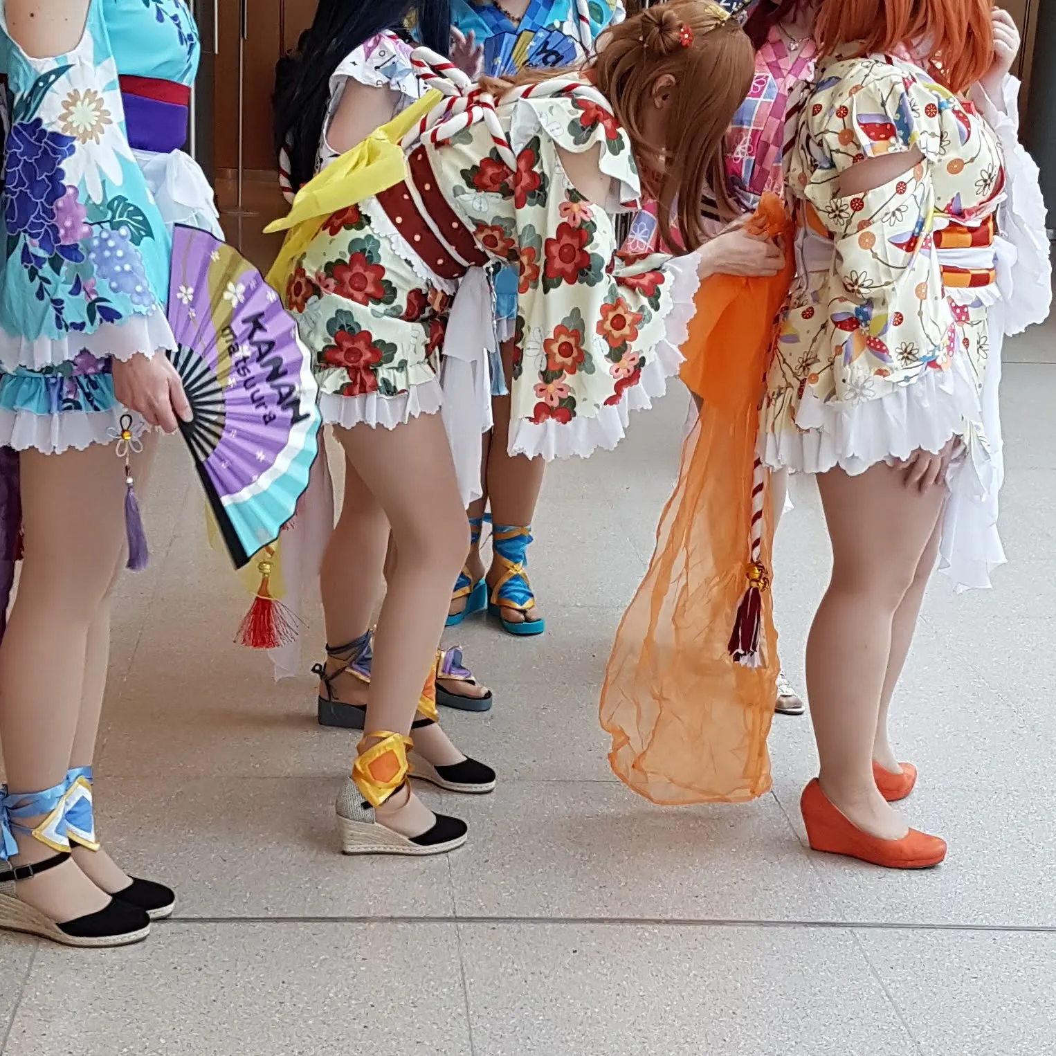 Personen in Anime-Kostümen bei der Leipziger Buchmesse