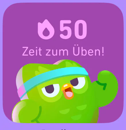 Duolingo-Eule ermahnt zum Üben