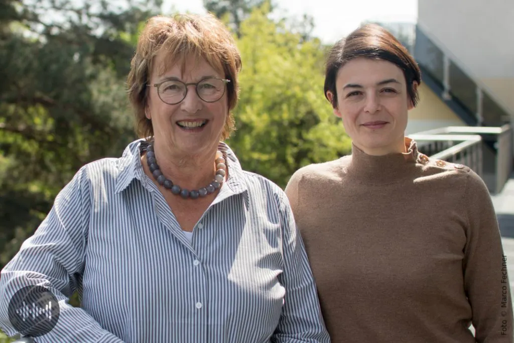 Angela De Giacomo und Brigitte Zypries