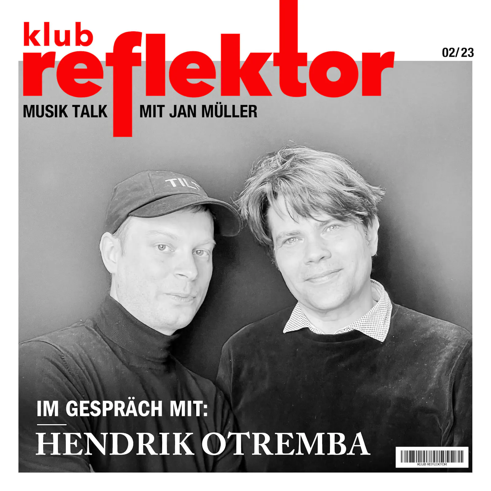Hendrik Otremba und Jan Müller mit Klub Reflektor-Logo.