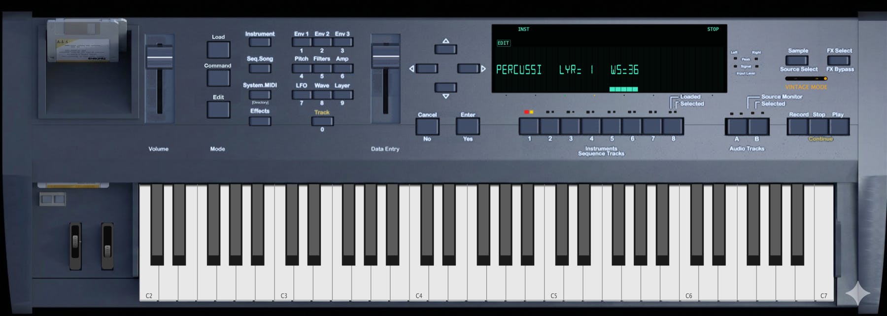 ASR-V - Ensoniq ASR Sampler Emulation