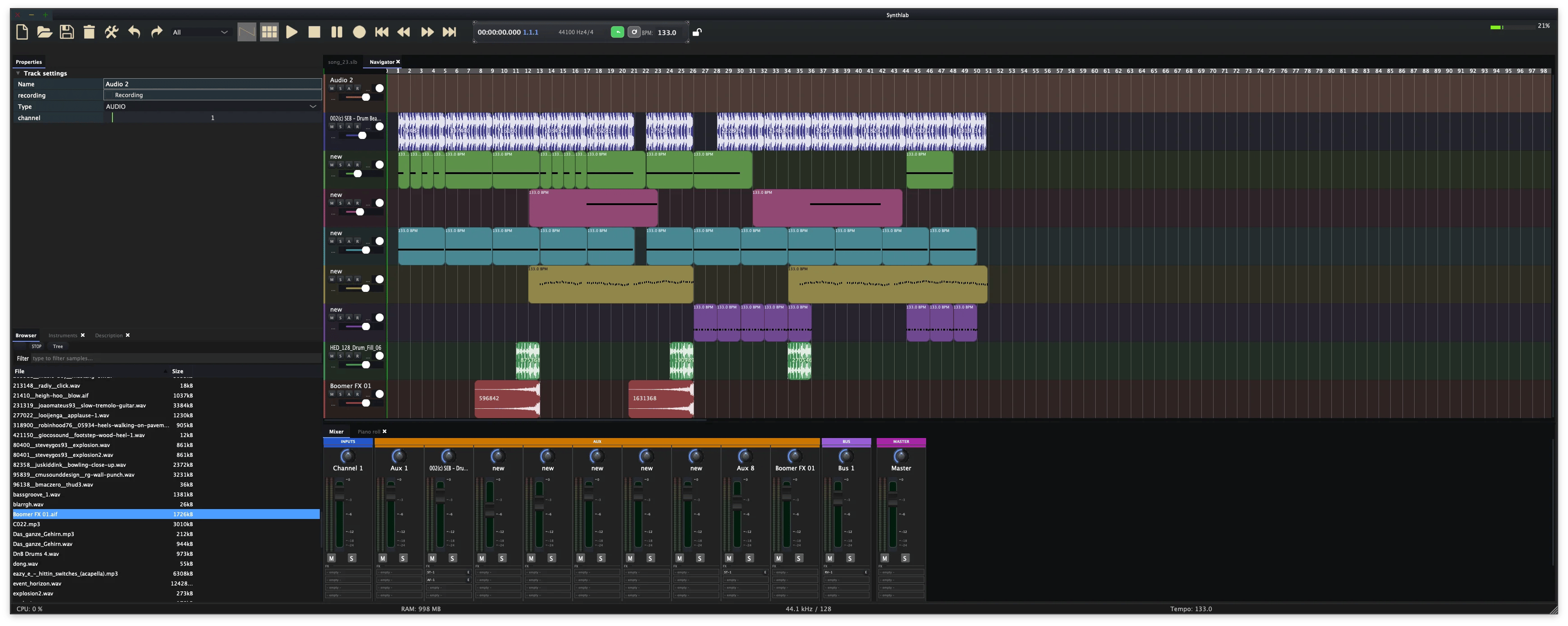 Synthlab DAW von mpue - im Sequencer Forum