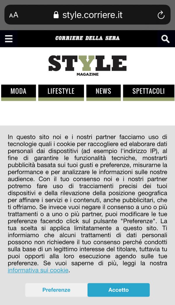 "Legittimo interesse"