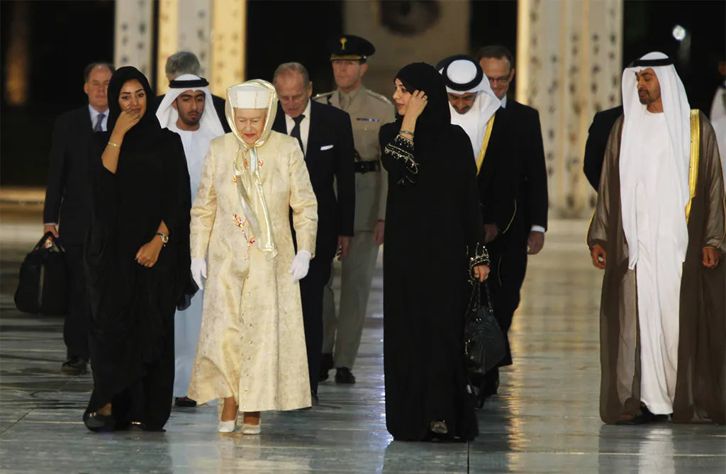 Queen Elizabeth II. beim Besuch in Abu Dabi