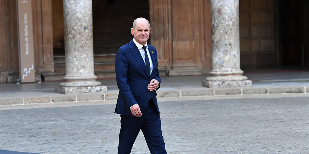 Olaf Scholz in Granada