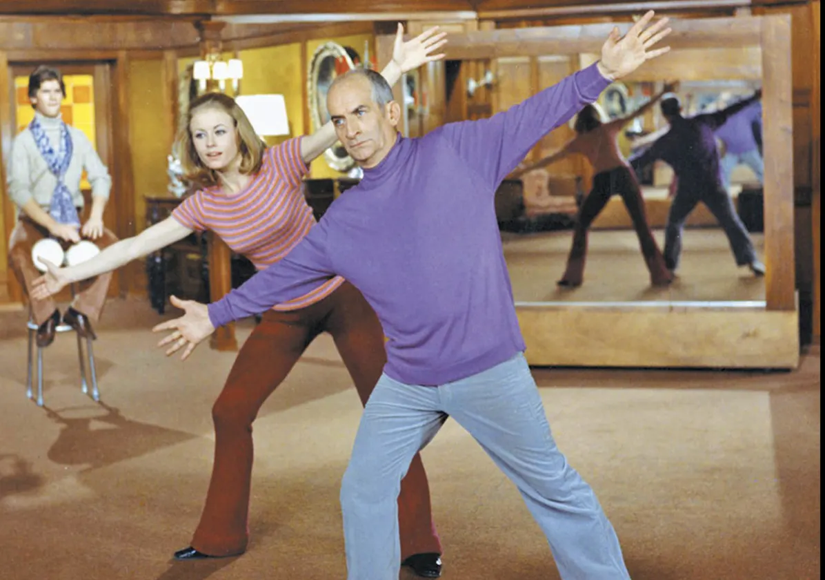 Louis de Funès in der Rolle eines Ballett-Direktors