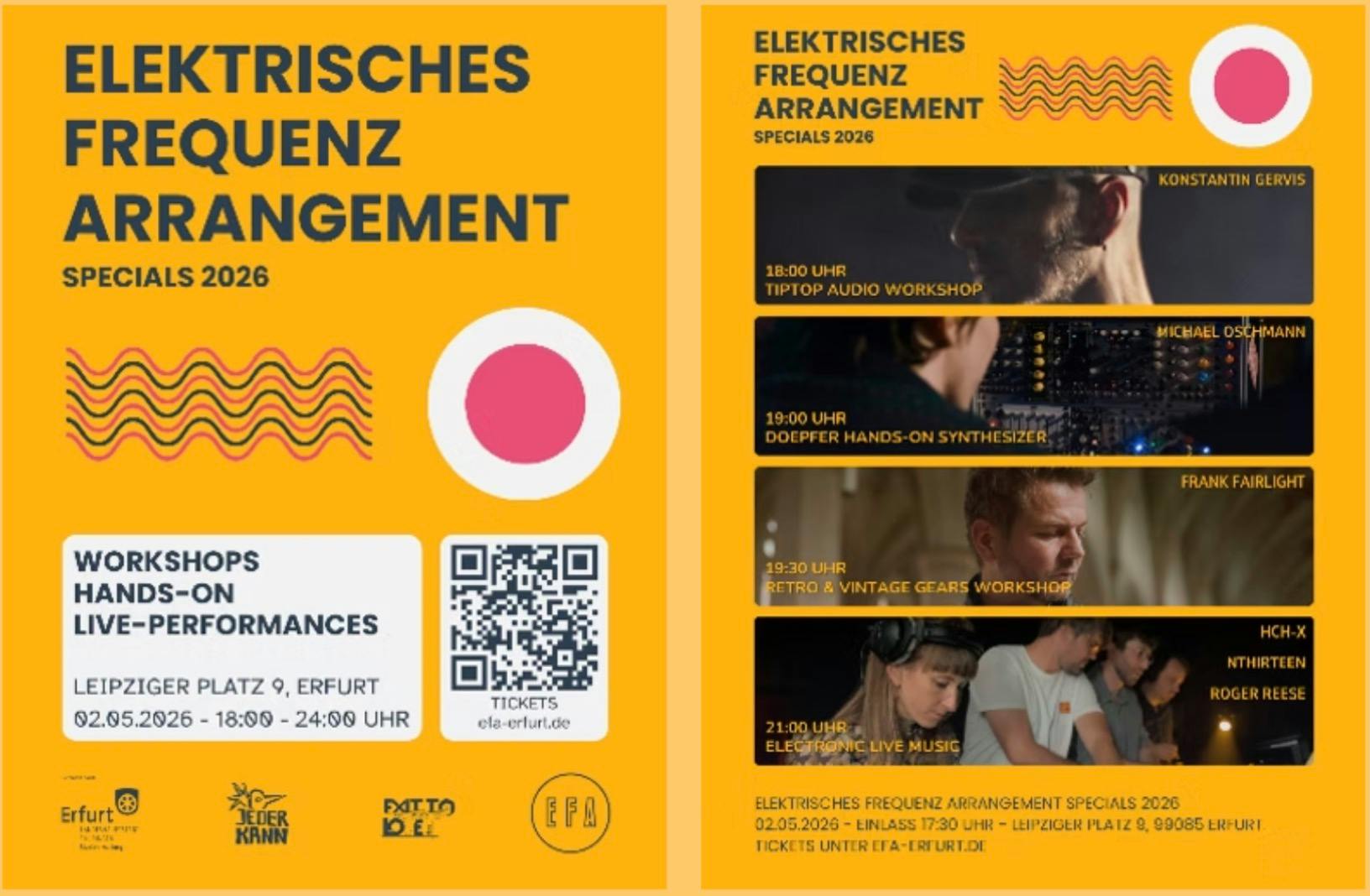 EFA Meet / Konzerte / Workshops