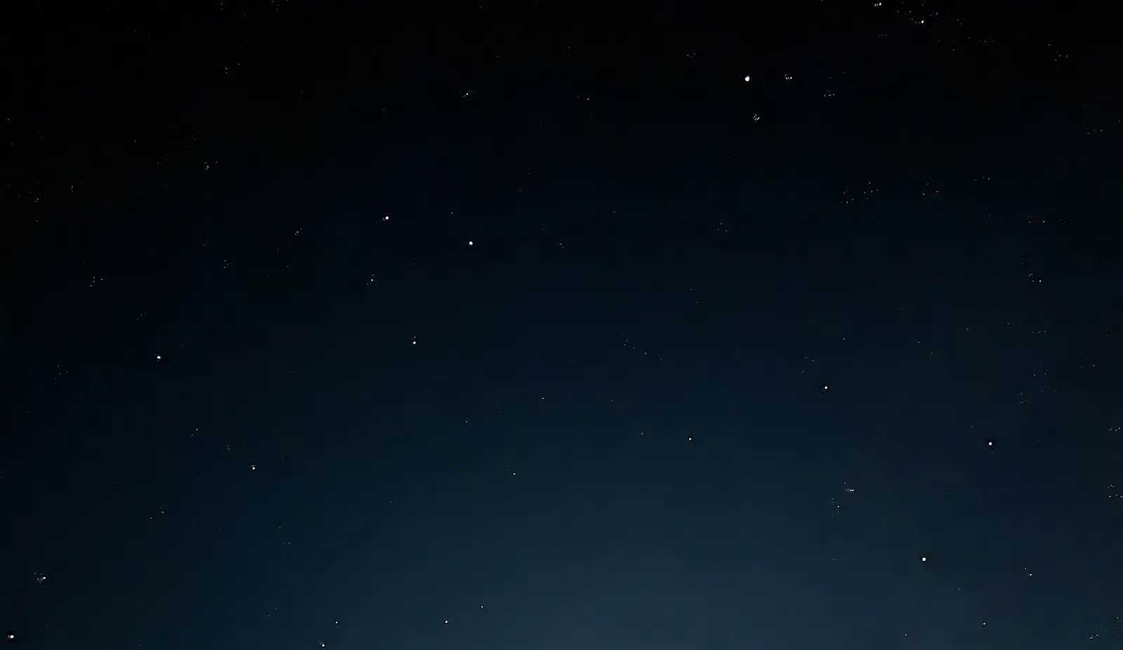 Ein dunkler Himmel mit Sternen