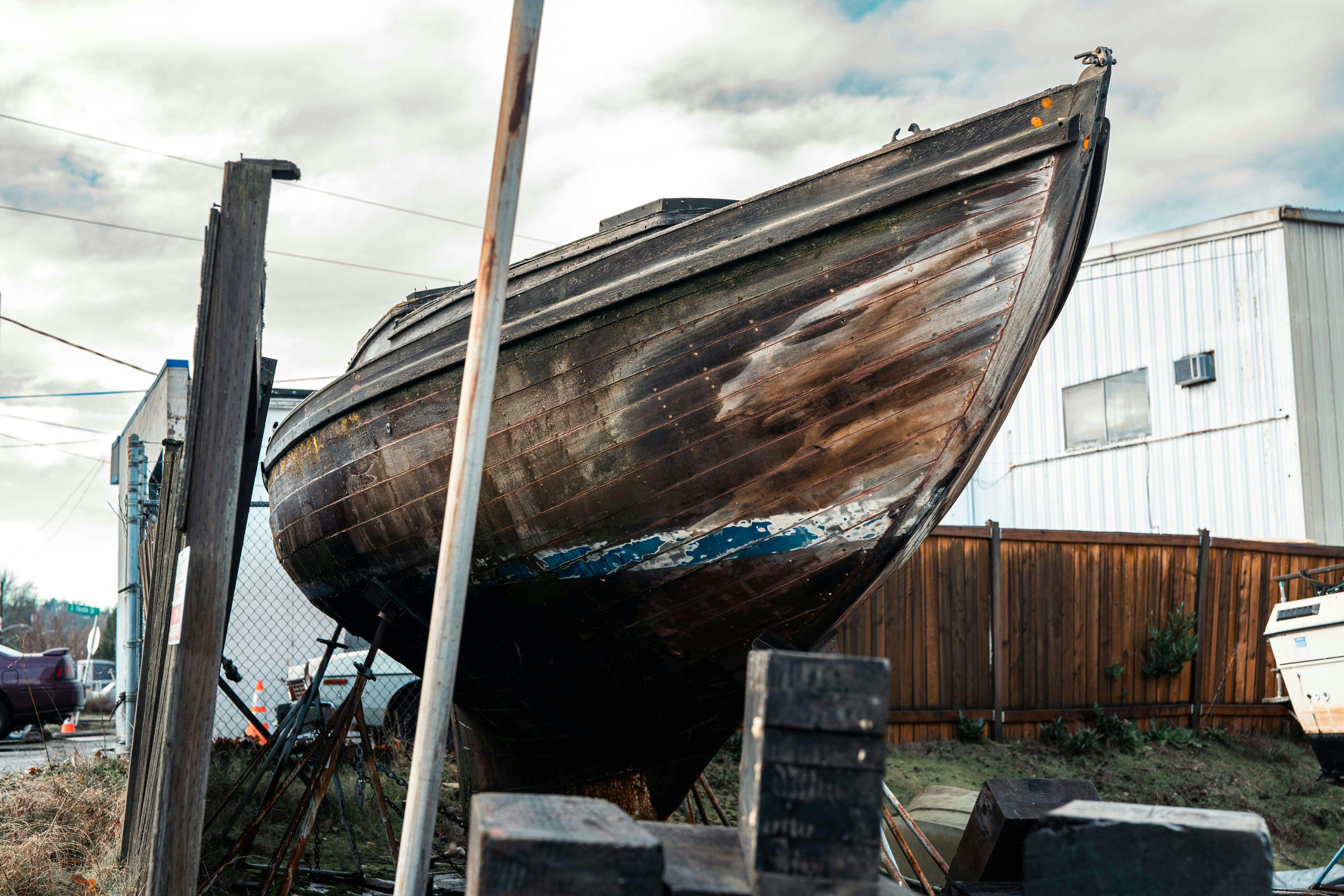 Wrack eines Schiffes