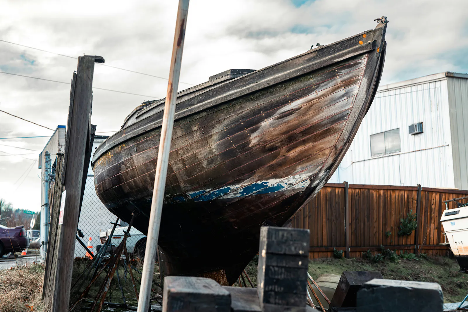 Wrack eines Schiffes
