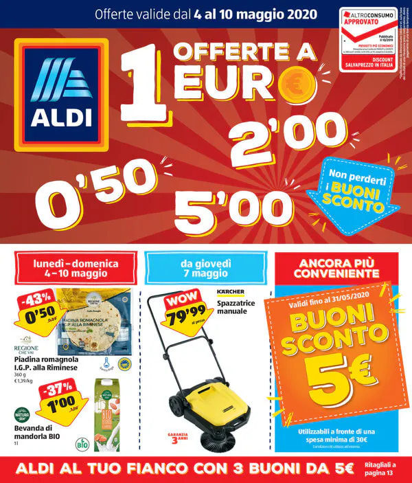 Questa rubrica NON è sponsorizzata da Aldi